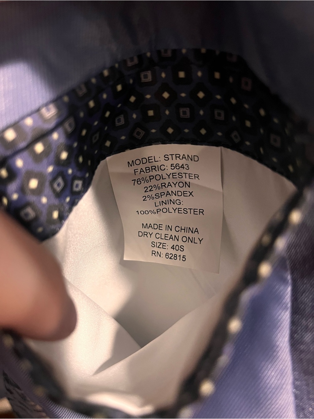 Savile Row Tailored Slate Blue Two-Piece Suit Custom Sizing Two Button - Picture 6 of 16